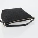 CELINE C Sulky Shoulder Bag Canvas Black Silver Auth 184359A-7