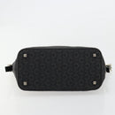CELINE C Sulky Shoulder Bag Canvas Black Silver Auth 184359A-9