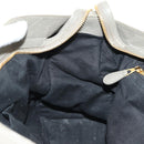 BALENCIAGA The Giant City Hand Bag Leather 2way Gray Gold 281770 Auth 184362M-22