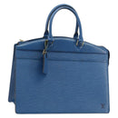 LOUIS VUITTON Epi Riviera Hand Bag Blue M48185 LV Auth 184363-1