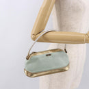 GUCCI Hand Bag Canvas Leather Light Blue 039 1133 Auth 184368A-21