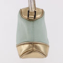 GUCCI Hand Bag Canvas Leather Light Blue 039 1133 Auth 184368A-3