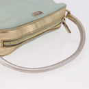 GUCCI Hand Bag Canvas Leather Light Blue 039 1133 Auth 184368A-7