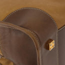 LOEWE Amazona 32 Hand Bag Leather Brown Gold Auth 184369-9