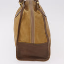 LOEWE Amazona 32 Hand Bag Leather Brown Gold Auth 184369-3