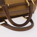 LOEWE Amazona 32 Hand Bag Leather Brown Gold Auth 184369-7