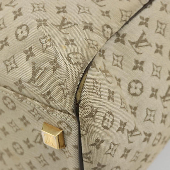 LOUIS VUITTON Monogram Mini Josephine PM Hand Bag Khaki M92215 LV Auth 184371