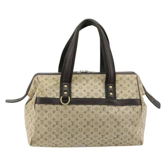 LOUIS VUITTON Monogram Mini Josephine PM Hand Bag Khaki M92215 LV Auth 184371