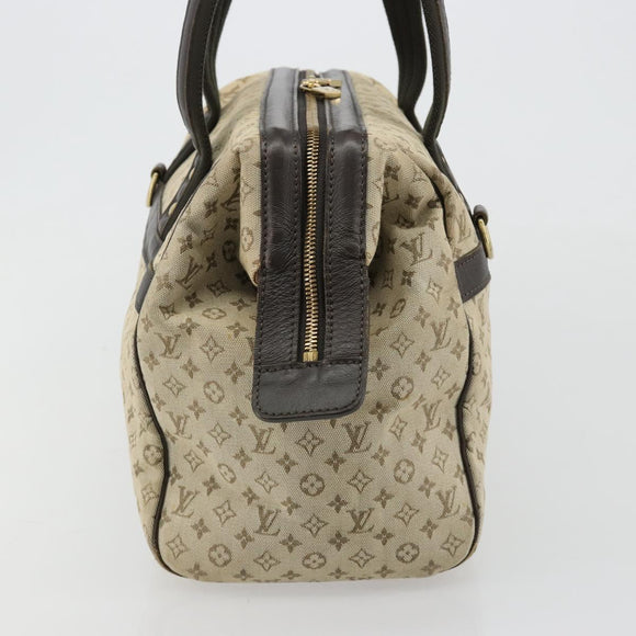 LOUIS VUITTON Monogram Mini Josephine PM Hand Bag Khaki M92215 LV Auth 184371