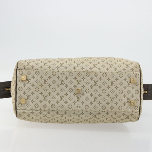 LOUIS VUITTON Monogram Mini Josephine PM Hand Bag Khaki M92215 LV Auth 184371