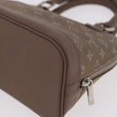 LOUIS VUITTON Monogram Satin Little Alma Hand Bag Gray M92147 LV Auth 184372-14
