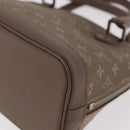 LOUIS VUITTON Monogram Satin Little Alma Hand Bag Gray M92147 LV Auth 184372-16
