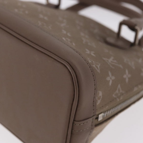 LOUIS VUITTON Monogram Satin Little Alma Hand Bag Gray M92147 LV Auth 184372