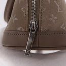 LOUIS VUITTON Monogram Satin Little Alma Hand Bag Gray M92147 LV Auth 184372-10