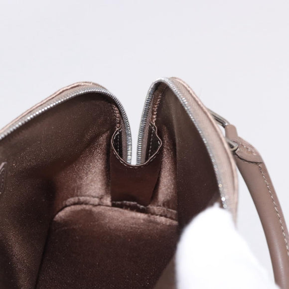 LOUIS VUITTON Monogram Satin Little Alma Hand Bag Gray M92147 LV Auth 184372