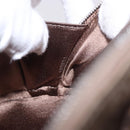 LOUIS VUITTON Monogram Satin Little Alma Hand Bag Gray M92147 LV Auth 184372-12