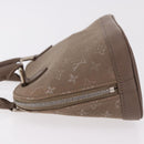 LOUIS VUITTON Monogram Satin Little Alma Hand Bag Gray M92147 LV Auth 184372-4