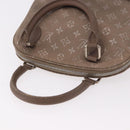 LOUIS VUITTON Monogram Satin Little Alma Hand Bag Gray M92147 LV Auth 184372-6
