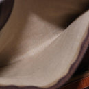 CELINE Macadam Canvas Boston Bag PVC Leather Brown Gold Auth 184375-22