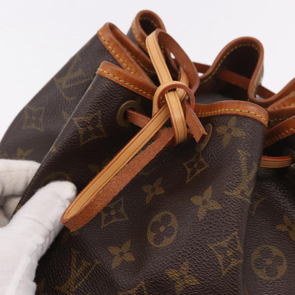 LOUIS VUITTON Monogram Petit Noe Shoulder Bag M42226 LV Auth 184376A