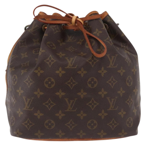 LOUIS VUITTON Monogram Petit Noe Shoulder Bag M42226 LV Auth 184376A