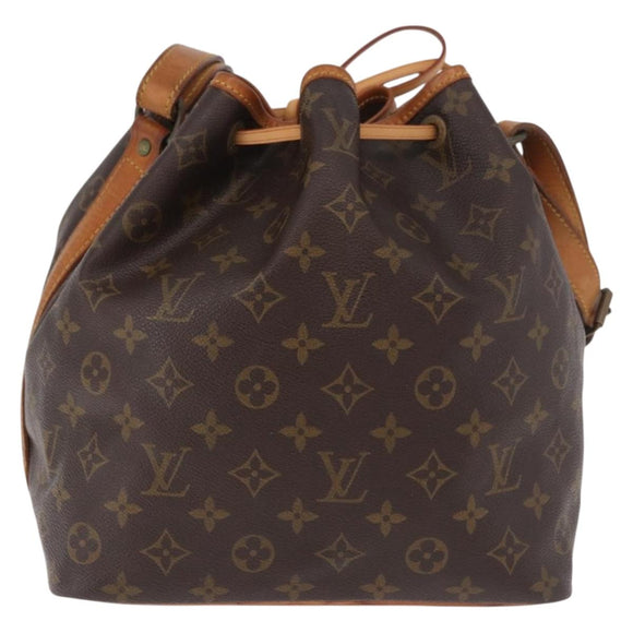 LOUIS VUITTON Monogram Petit Noe Shoulder Bag M42226 LV Auth 184376A