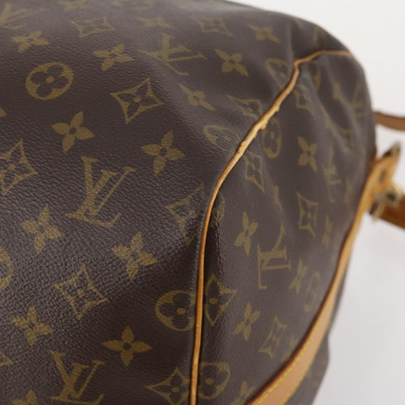 LOUIS VUITTON Monogram Keepall Bandouliere 55 Boston Bag M41414 LV Auth 184377