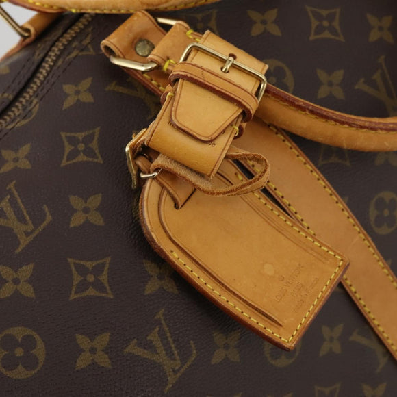 LOUIS VUITTON Monogram Keepall Bandouliere 55 Boston Bag M41414 LV Auth 184377
