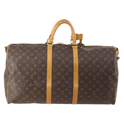 LOUIS VUITTON Monogram Keepall Bandouliere 55 Boston Bag M41414 LV Auth 184377 - 0
