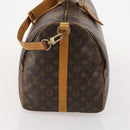 LOUIS VUITTON Monogram Keepall Bandouliere 55 Boston Bag M41414 LV Auth 184377-4