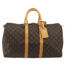 LOUIS VUITTON Monogram Keepall 45 Boston Bag M41428 LV Auth 184378A-13