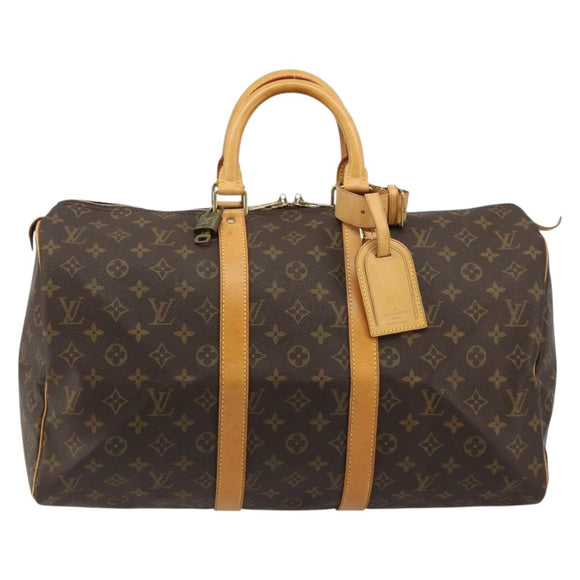 LOUIS VUITTON Monogram Keepall 45 Boston Bag M41428 LV Auth 184378A