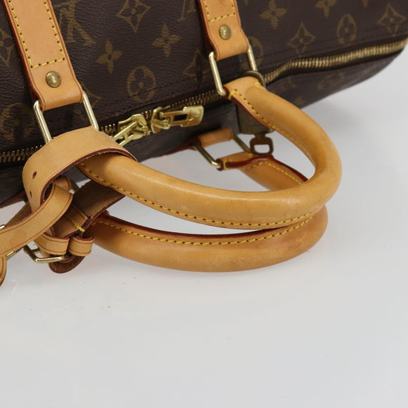 LOUIS VUITTON Monogram Keepall 45 Boston Bag M41428 LV Auth 184378A