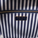 PRADA Hand Bag Rattan Beige Gold Auth 184379SAM-21