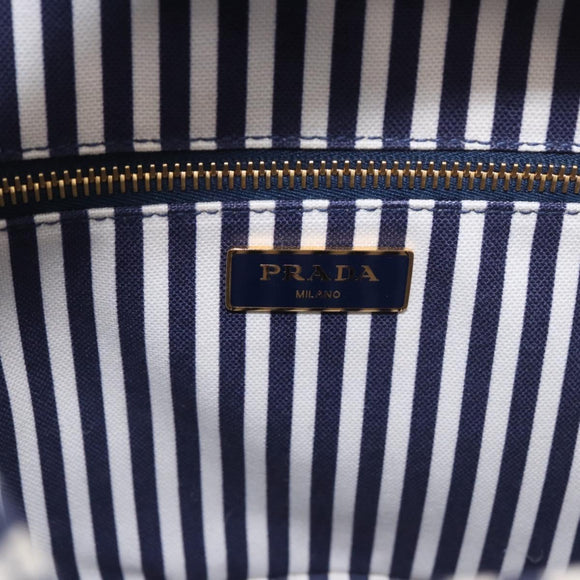 PRADA Hand Bag Rattan Beige Gold Auth 184379SAM
