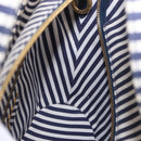 PRADA Hand Bag Rattan Beige Gold Auth 184379SAM-22