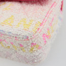 CHANEL Mini Matelasse 20 Shoulder Bag Tweed Multicolor Gold CC Auth 184380SAM-14