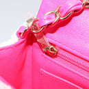 CHANEL Mini Matelasse 20 Shoulder Bag Tweed Multicolor Gold CC Auth 184380SAM-23