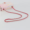 CHANEL Mini Matelasse 20 Shoulder Bag Tweed Multicolor Gold CC Auth 184380SAM-7