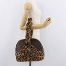 LOUIS VUITTON Monogram Leopard Azzedine Alaia Alma Bag M99032 Auth 184381SAM-33