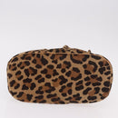 LOUIS VUITTON Monogram Leopard Azzedine Alaia Alma Bag M99032 Auth 184381SAM-5