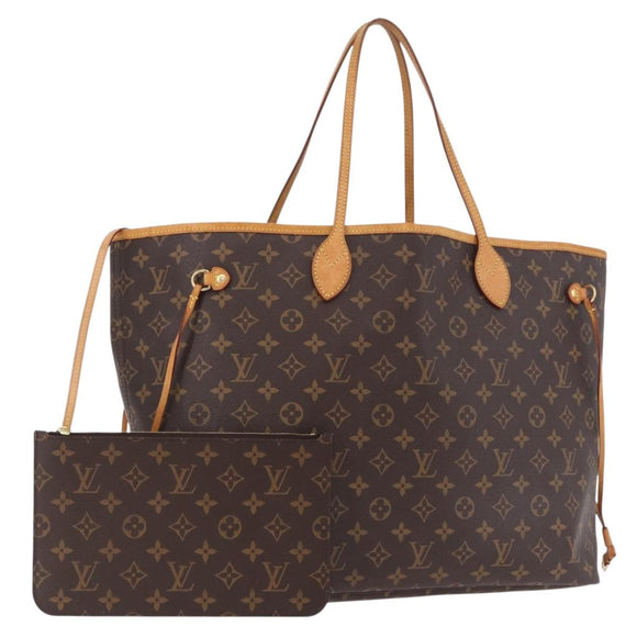LOUIS VUITTON Monogram Neverfull GM Tote Bag M40157 LV Auth 184382V