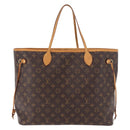 LOUIS VUITTON Monogram Neverfull GM Tote Bag M40157 LV Auth 184382V-3