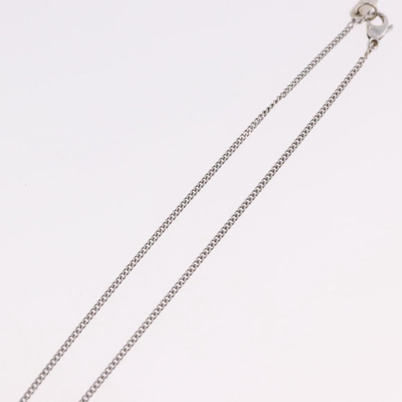 LOUIS VUITTON LV Initials Necklace 18K Gold(750) White Gold Auth 184383SAV