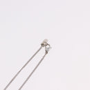 LOUIS VUITTON LV Initials Necklace 18K Gold(750) White Gold Auth 184383SAV-13