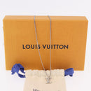 LOUIS VUITTON LV Initials Necklace 18K Gold(750) White Gold Auth 184383SAV-15