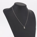 LOUIS VUITTON LV Initials Necklace 18K Gold(750) White Gold Auth 184383SAV-16