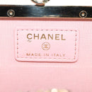 CHANEL Chain Shoulder Pouch Evening Bag Lamb Skin Black Gold CC Auth 184385SV-18