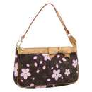 LOUIS VUITTON Monogram Cherry Blossom Pochette Pouch M92006 LV Auth 184386SAV-1
