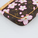 LOUIS VUITTON Monogram Cherry Blossom Pochette Pouch M92006 LV Auth 184386SAV-17